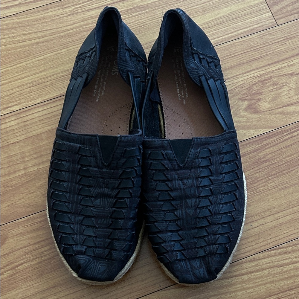 Toms Men’s Black Slip-On Shoes